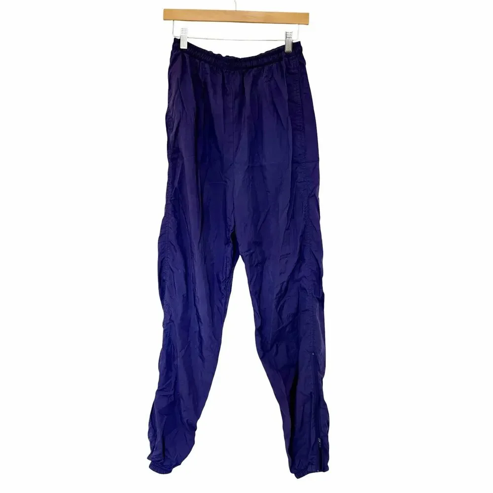 Vintage Nike Purple Nylon Windbreaker Joggers Sz M